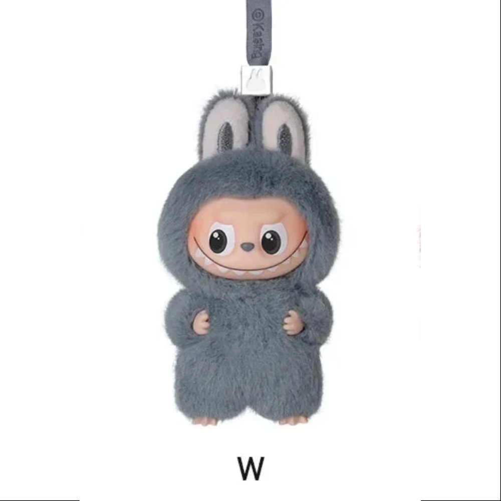 “W” - Pop Mart The Monsters Pin For Love Labubu Vinyl Plush Pendant